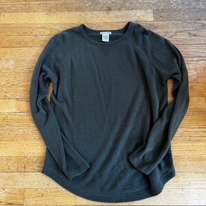 Army Green Long Sleeve Sweater